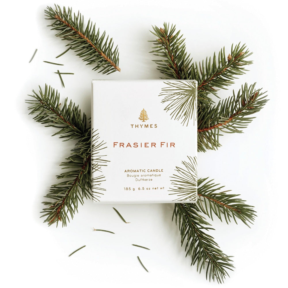 Frasier Fir Statement Boxed Votive Candle at Renata's Organic Skincare
