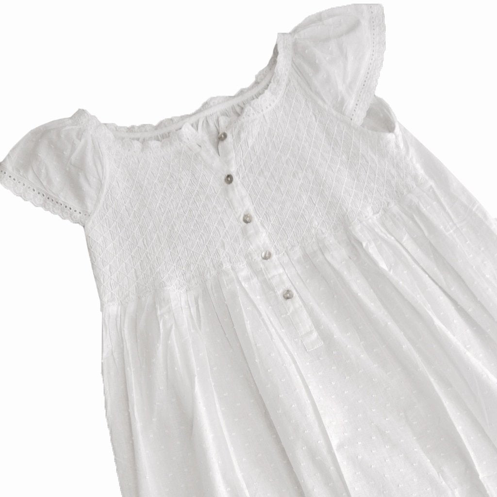 Victoriana White Organic Cotton Nightgowns Putti Fine Fashions Canada -  Putti Fine Furnishings