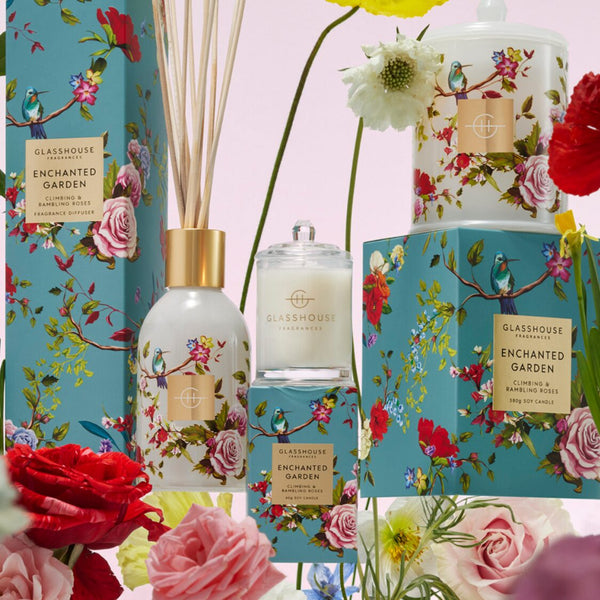 グラスハウス キャンドル 380g ENCHANTED GARDEN glasshouse-soy-candle-60g-