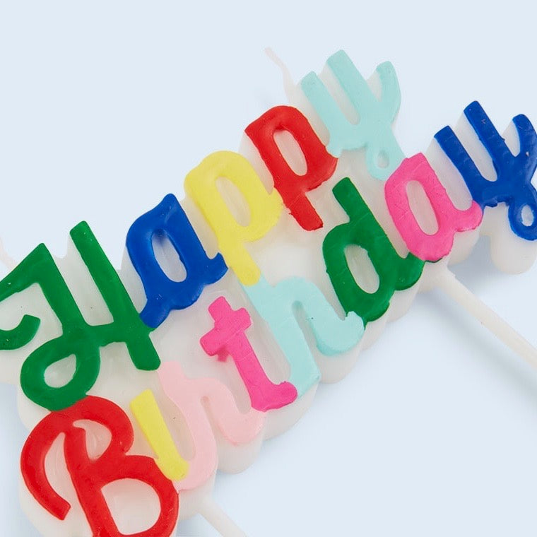 Letter Party Candles