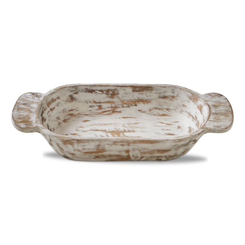 Antique White Watermill Dough Bowl | Putti Fine Furnishings 