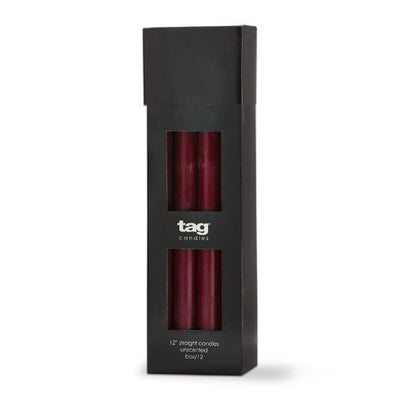 Straight Candles 12" - Wine
