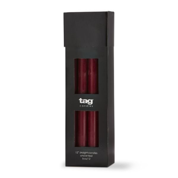 Straight Candles 12" - Wine