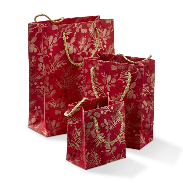 Red Sprig Gift Bag