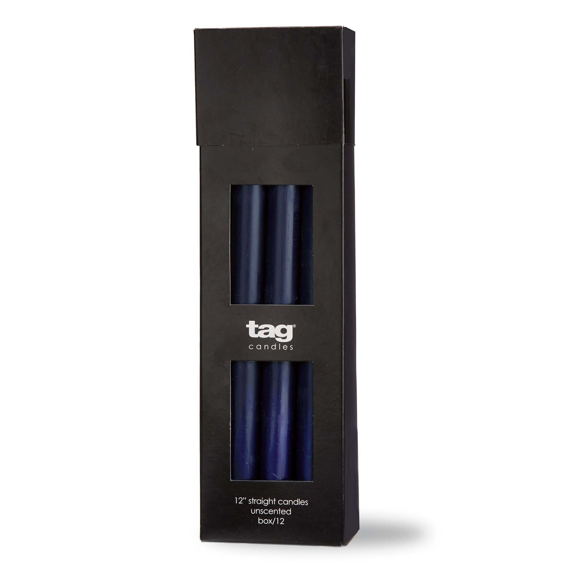Straight Candles 12" - Navy