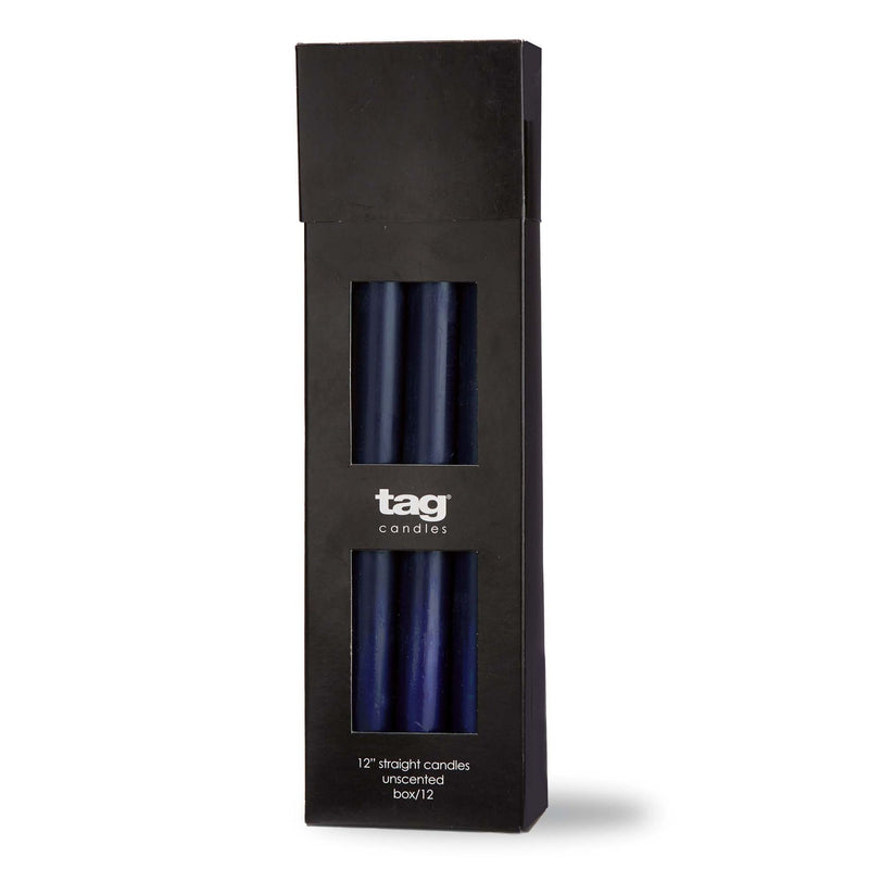 Straight Candles 12" - Navy