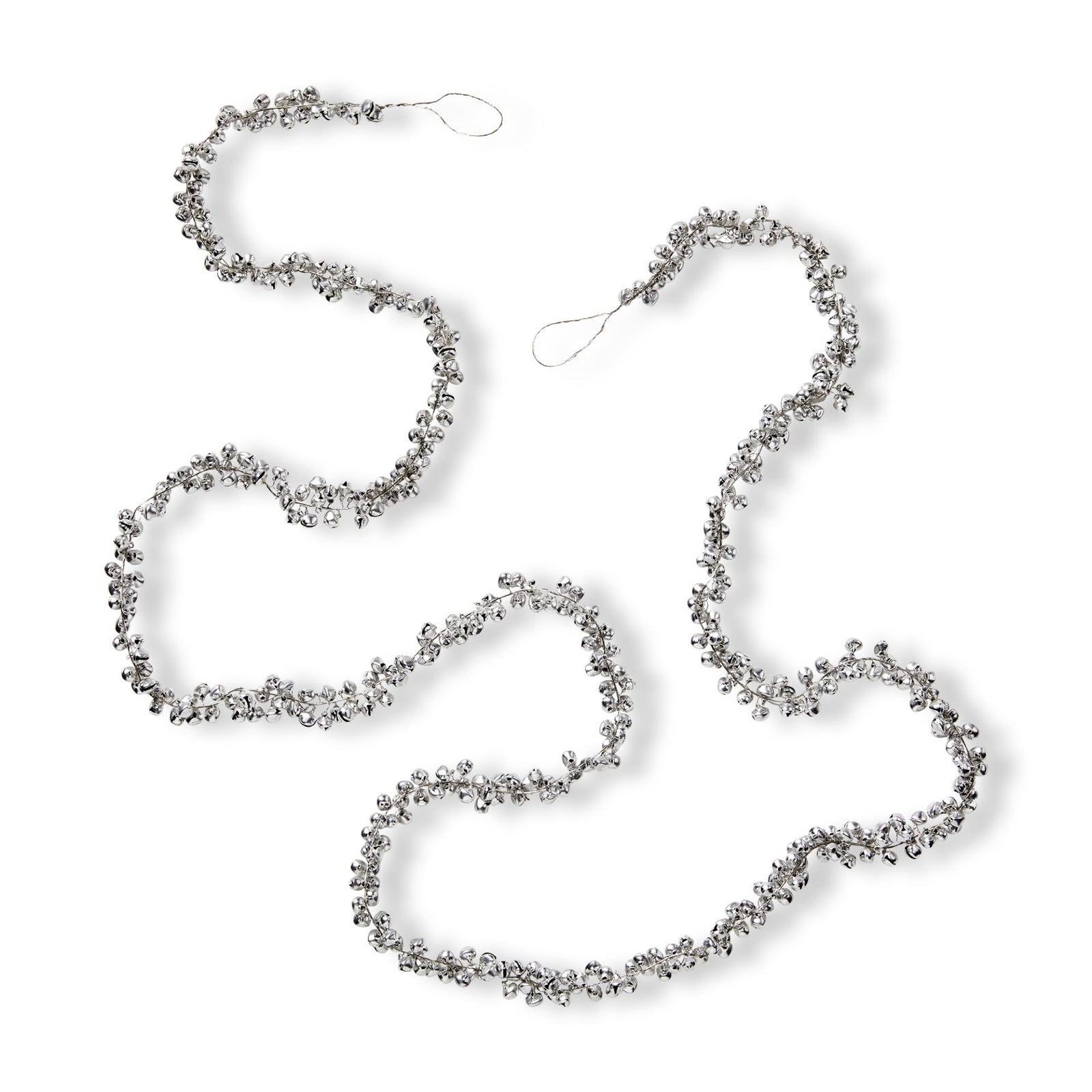 Jingle Bell Garland - Silver