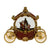 Santa Carriage Snow Globe with LED and Perpetual Snow