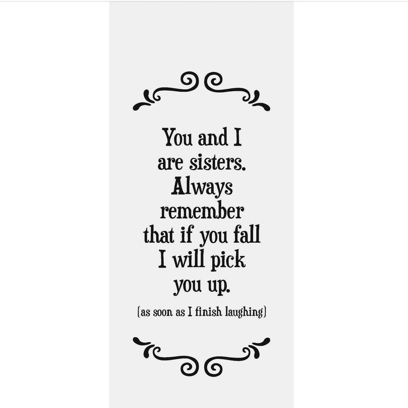 "Sister" Flour Sack Towel