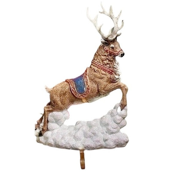 Leeping Reindeer Stocking Holder