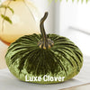 Extra Large Velvet Pumpkin - Luxe Clover