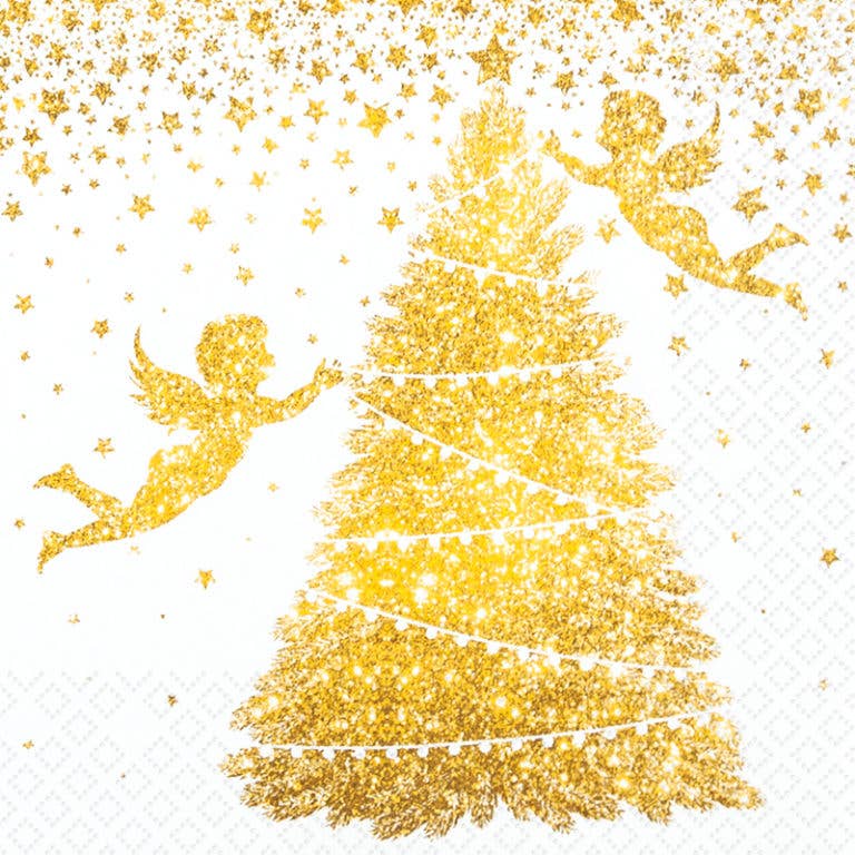 Glorious Angels Paper Cocktail Napkins