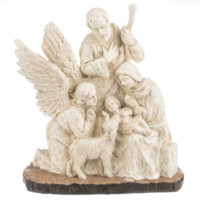 Woodcut Nativity Figurine | Putti Christmas Decorations
