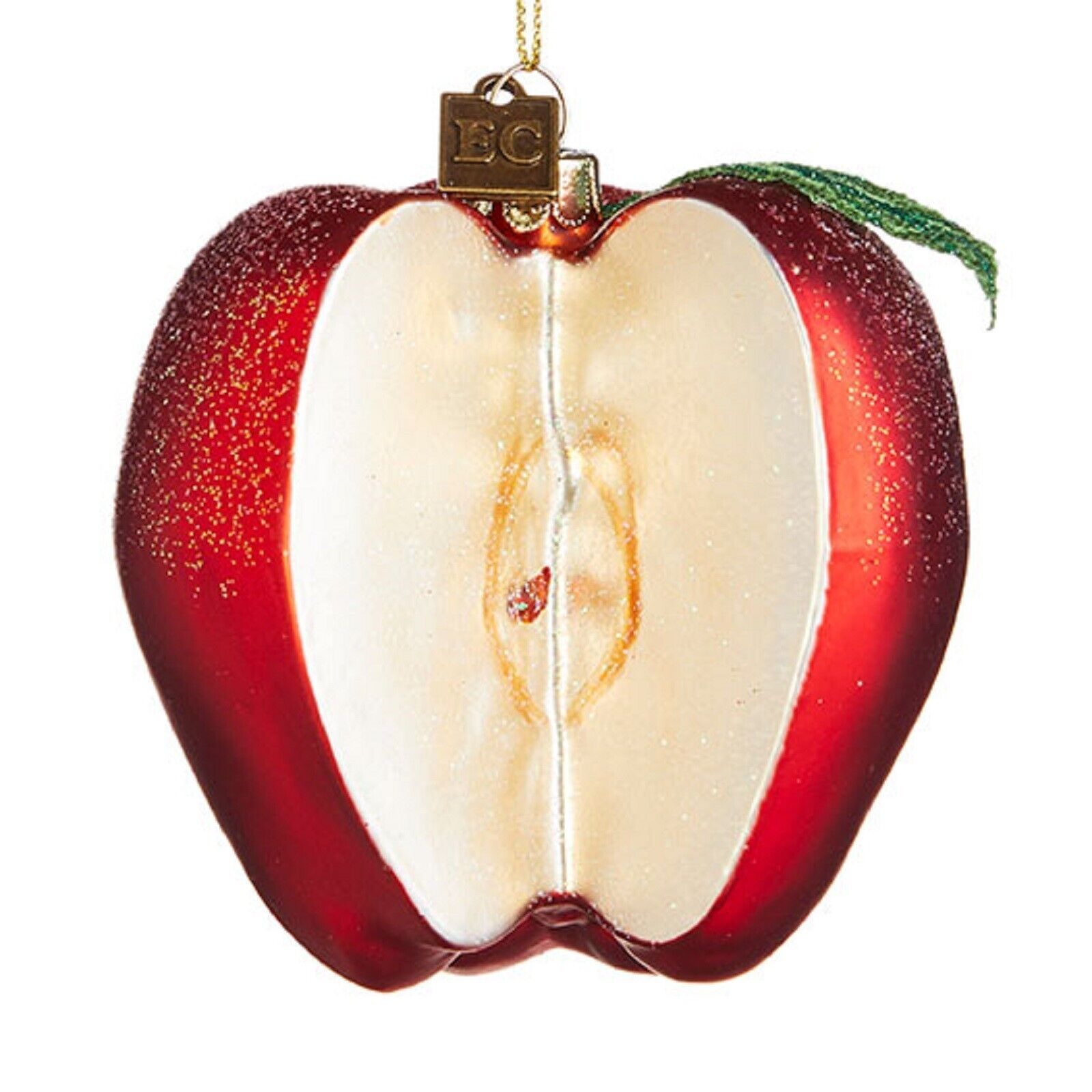 Eric Cortina Apple Glass Ornament