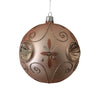 Blush Pink European Glass Reflector Ornament