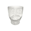 Large Clear Bubbled Glass Tumbler | Putti Fine Furnishings