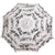 White Music Notes Stick Umbrella | Putti Fine Fashions 