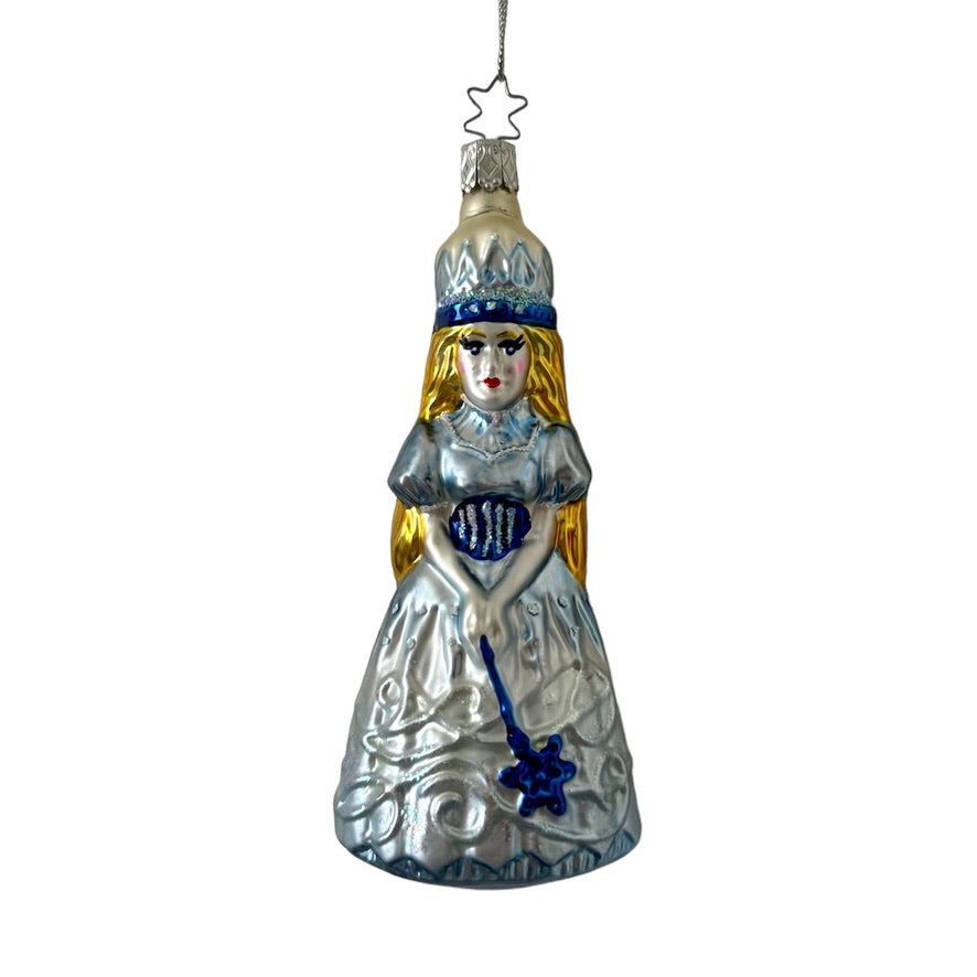 Old World Christmas Snow Queen Glass Ornament | Putti Christmas Decorations 