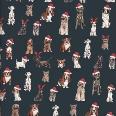 Penny Kennedy Santa Dogs Christmas Wrapping Roll