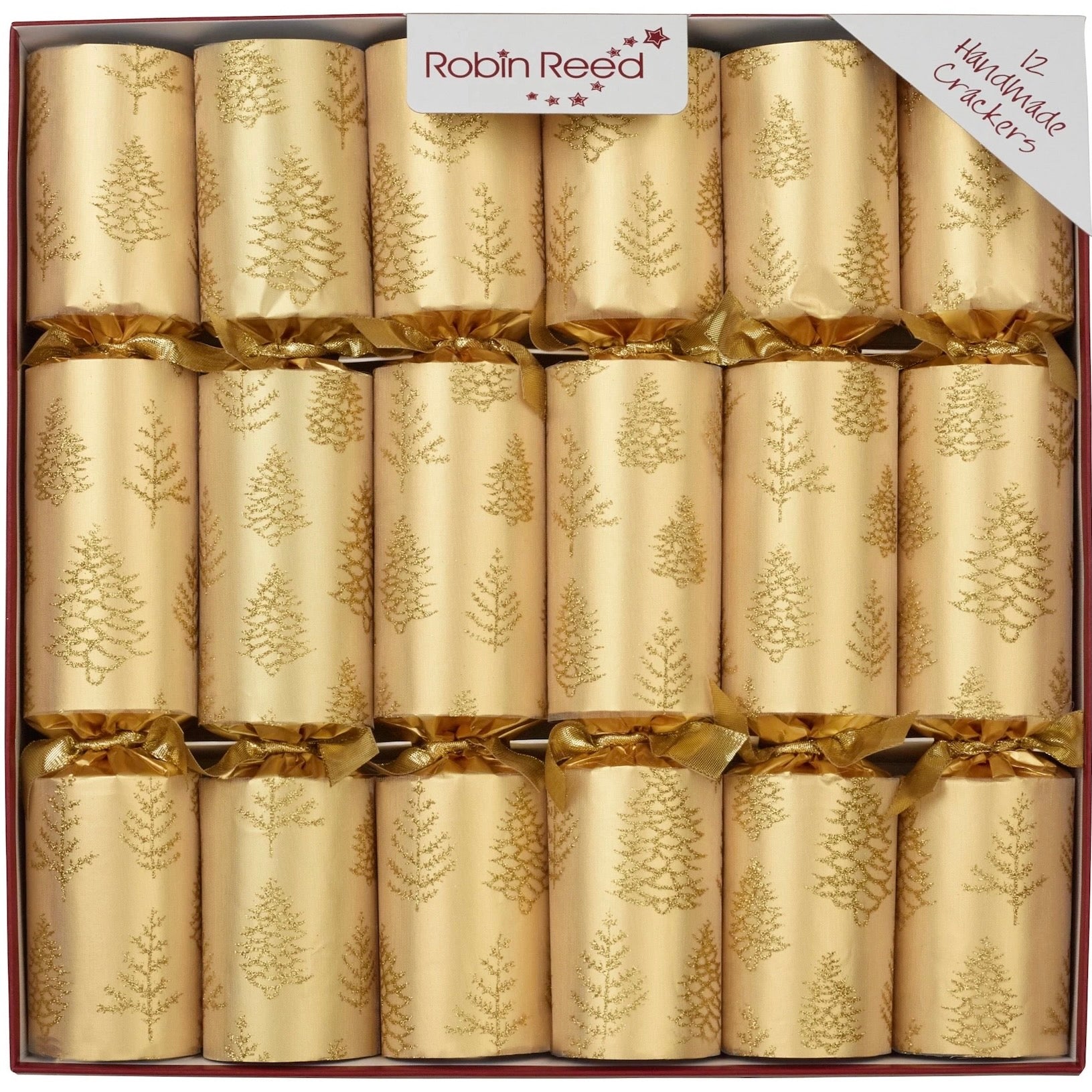 Robin Reed "Gold Tree Flakes" Christmas Crackers