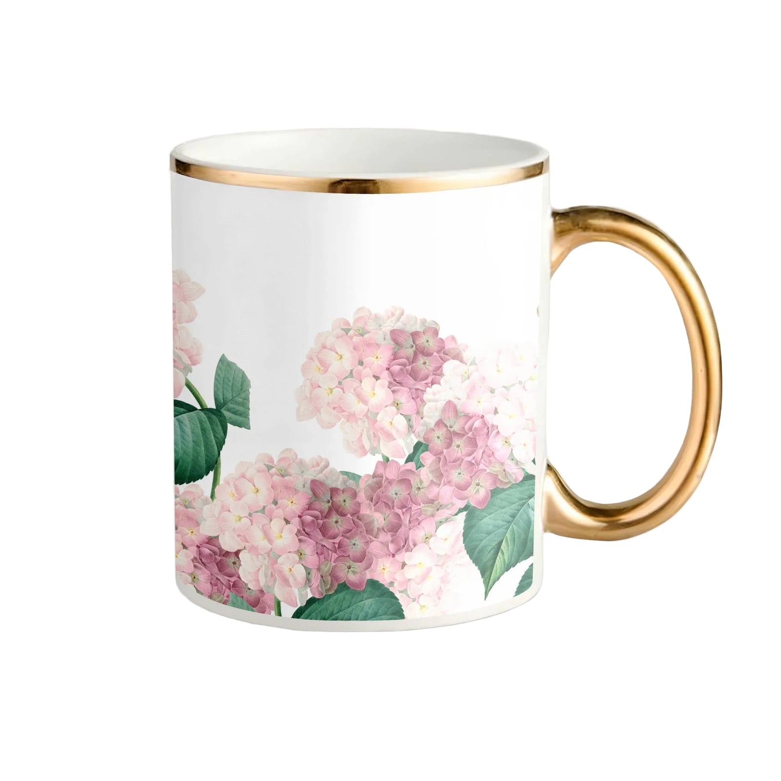 Pink Hydrangea Mug