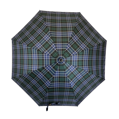 Tartan Stick Umbrella Green