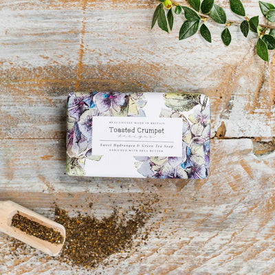 Toasted Crumpet - Sweet Hydrangea & Green Tea Soap