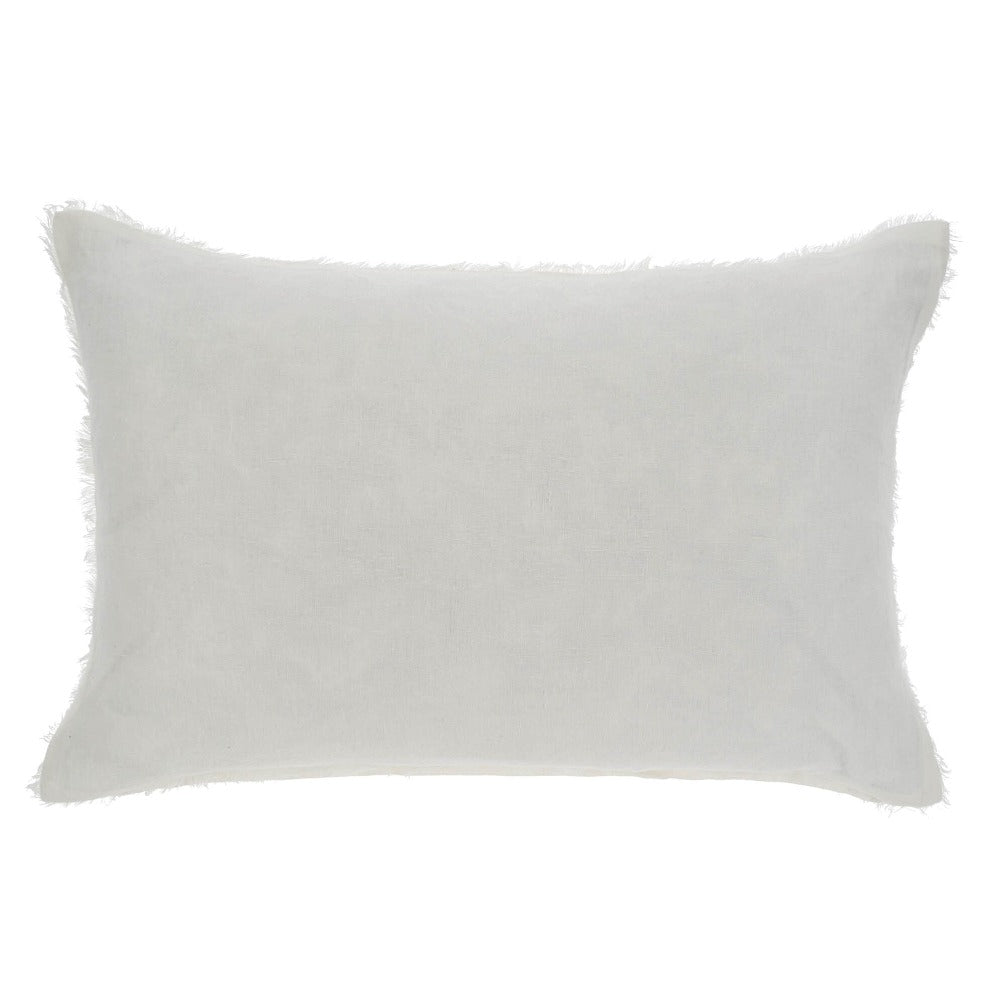 Lina Linen Pillow Ivory | Putti Fine Furnishings 
