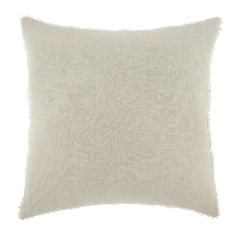 Lina Linen Pillow - Ivory
