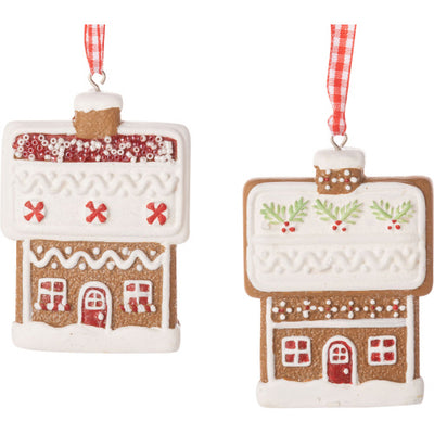 Gingerbread House Ornament | Putti Christmas Decorations Canada