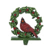 Cardinal in Wreath Stocking Holder | Putti Christmas Celebrations Canada