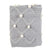 Mud Pie Classic Pom Pom Baby Blanket - Grey