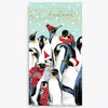 Christmas Penguins Money Wallet Christmas Card  | Putti Christmas
