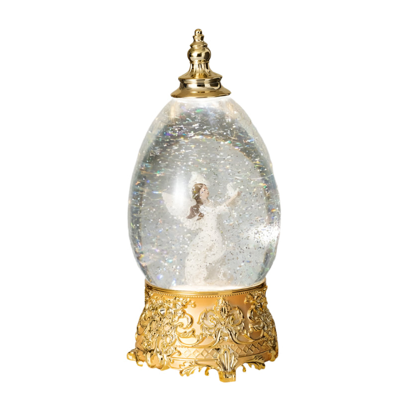 Lighted Shimmer Angel Dome Lantern