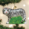 Old World Christmas White Tiger Ornament | Putti Christmas Decorations