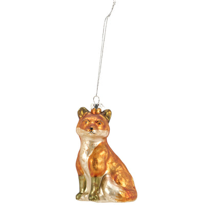 Fox Glass Ornament | Putti Christmas Decorations