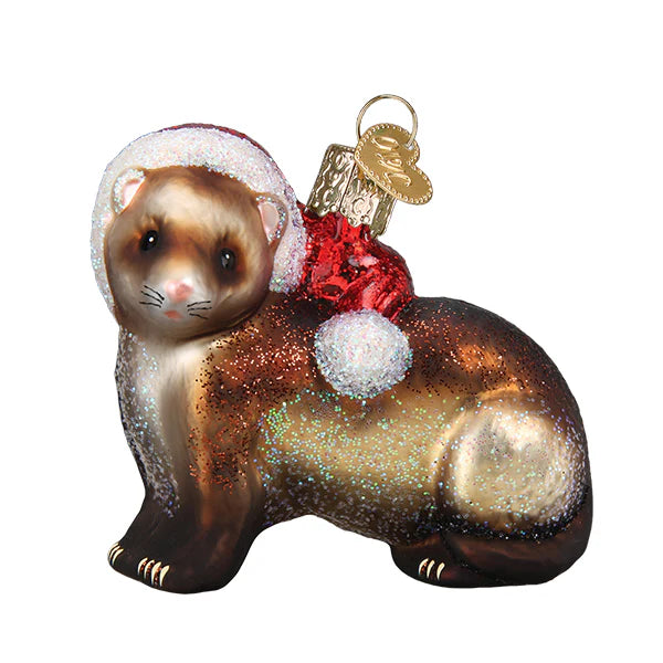Old World Christmas Ferret Ornament  | Putti Christmas Decorations