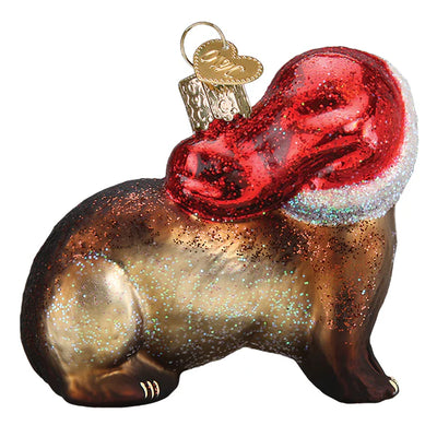 Old World Christmas Ferret Ornament  | Putti Christmas Decorations