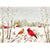 Cardinals in Winter Deluxe Boxed Holiday Cards