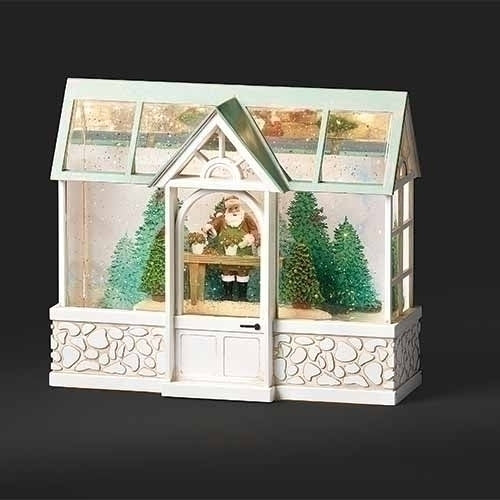 Santa LED Greenhouse with Perpetual Snow