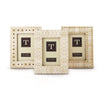Bone Photo Frame with Brass Studs | Putti fine Furnishings Canada