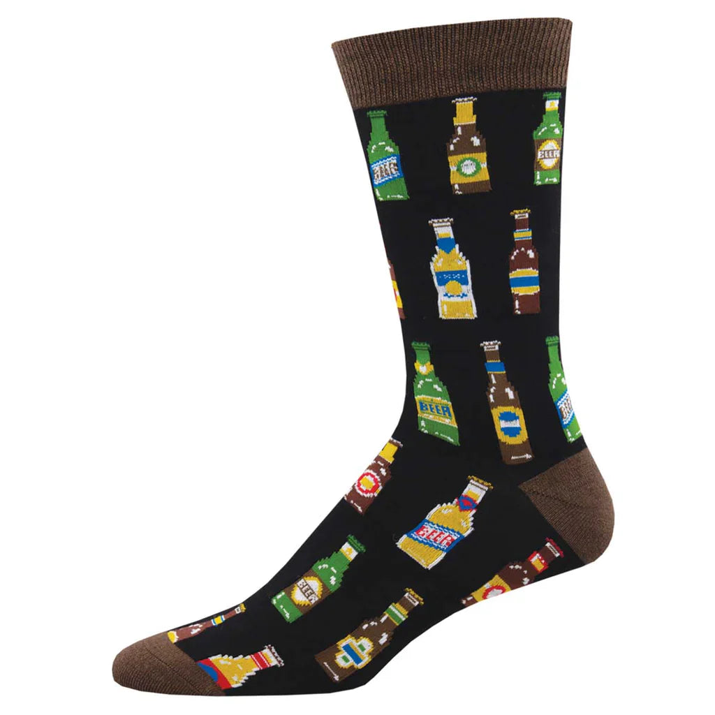 "99 Bottles" Men's Bamboo Socks  | Putti Fine Fashions 