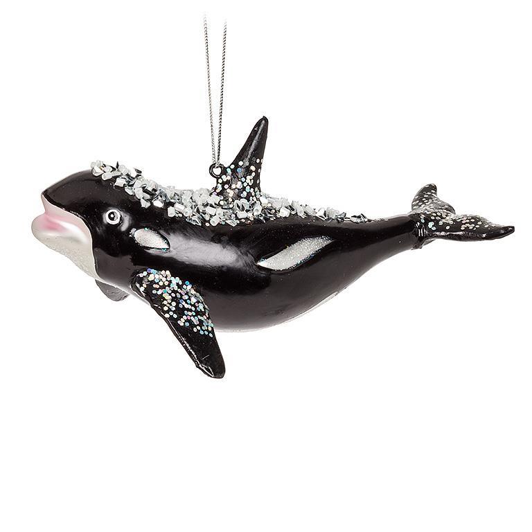 Swimming Orca Ornament | Putti Christmas