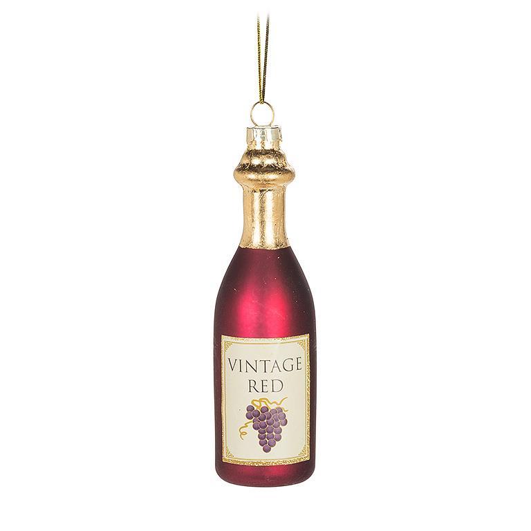 Vintage Red Wine Ornament