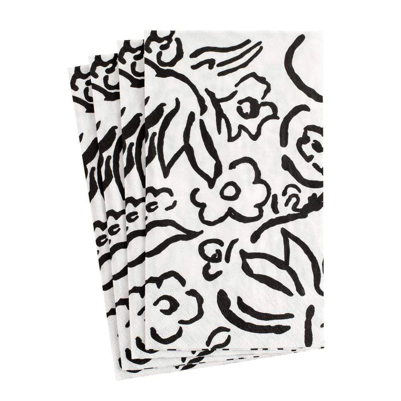 Matise Black Paper Guest Towel Napkins | Putti Celebrations Canada