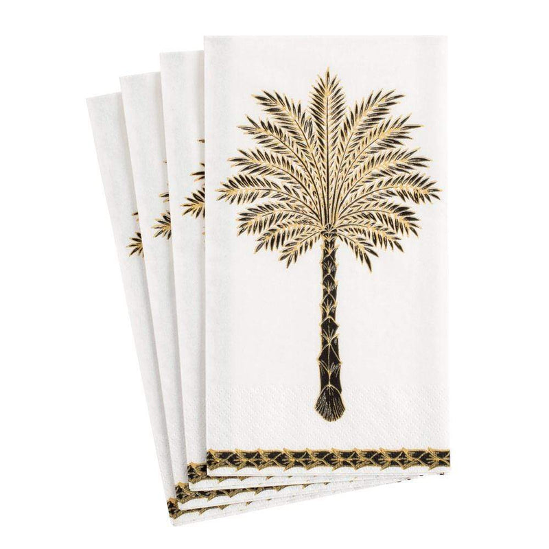 Grand Palms Black Paper Guest Towel Napkins | Putti Celebrations Canada