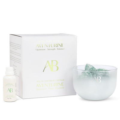 Aventurine Crystal Fragrance Bowl | Putti Fine Furnishings