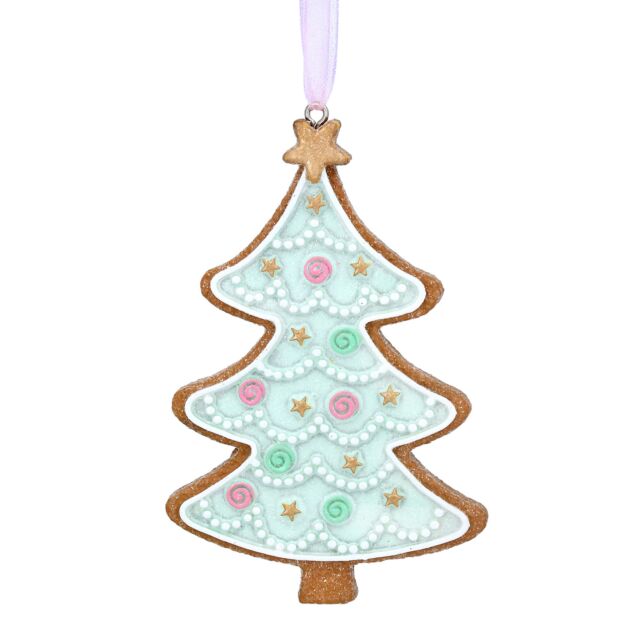 Pastel Tree Gingerbread Cookie  | Putti Christmas Deorations 