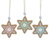 Pastel Gingerbread Star Ornament