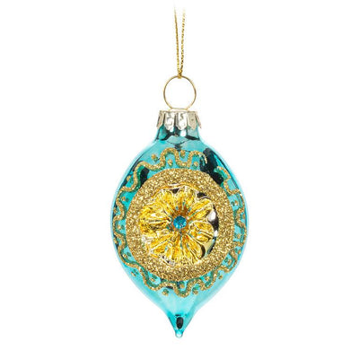 Reflector Glass Drop Ornament